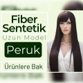 Kaliteli Uzun Sentetik Peruk